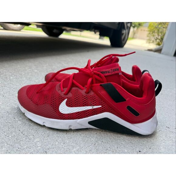 Nike Men\'s Size 11 Legend Essential Zoom Training Sneakers Red White Swoosh Gym main image 8